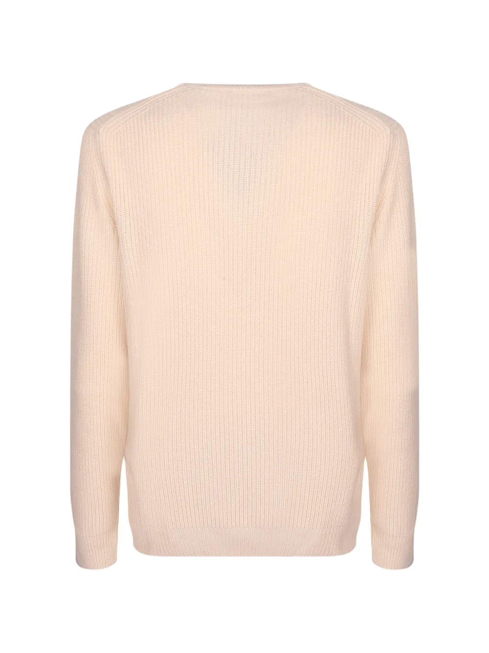 Zanone Ribgebreide trui Beige