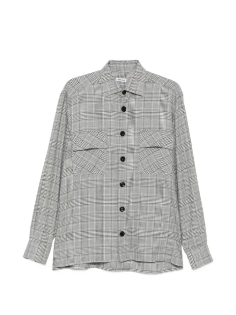 Kiton Prince of Wales check shirt
