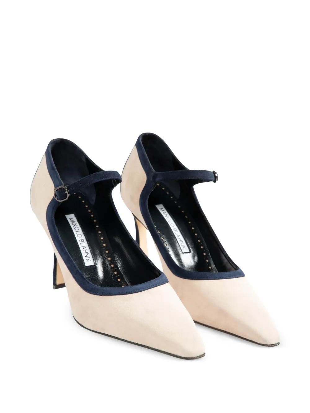 Manolo Blahnik Churla pointed-toe pumps Beige