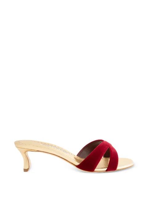 Manolo Blahnik Callydramu crossover sandals