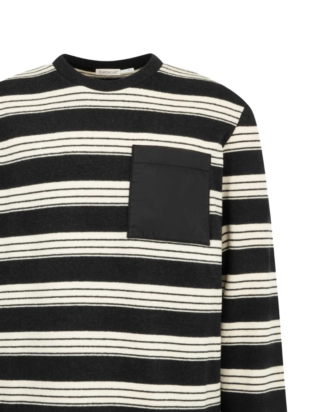 Moncler T-shirt met borstzak Zwart