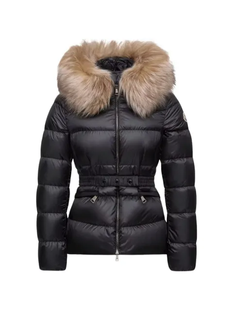 Moncler пуховик Boed с отделкой из овчины