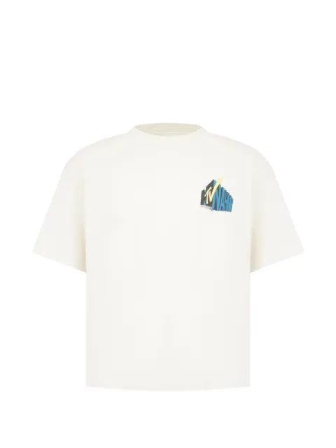 Nahmias logo-print boxy T-shirt
