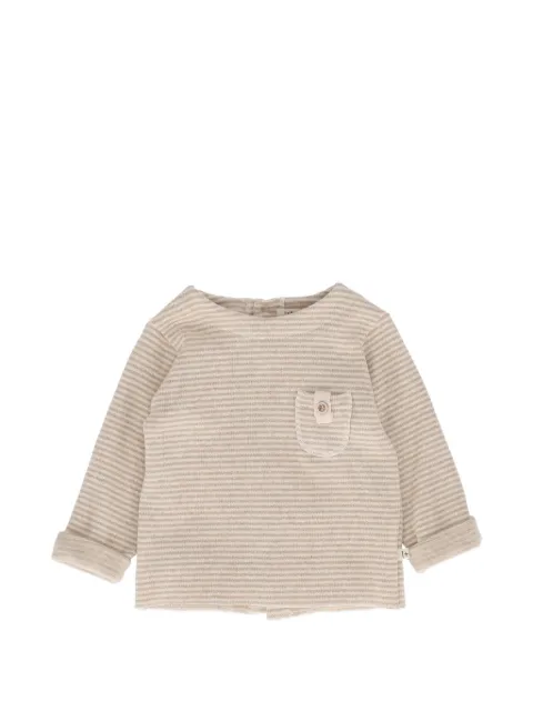 1 + IN THE FAMILY Belfort striped pocket T-shirt