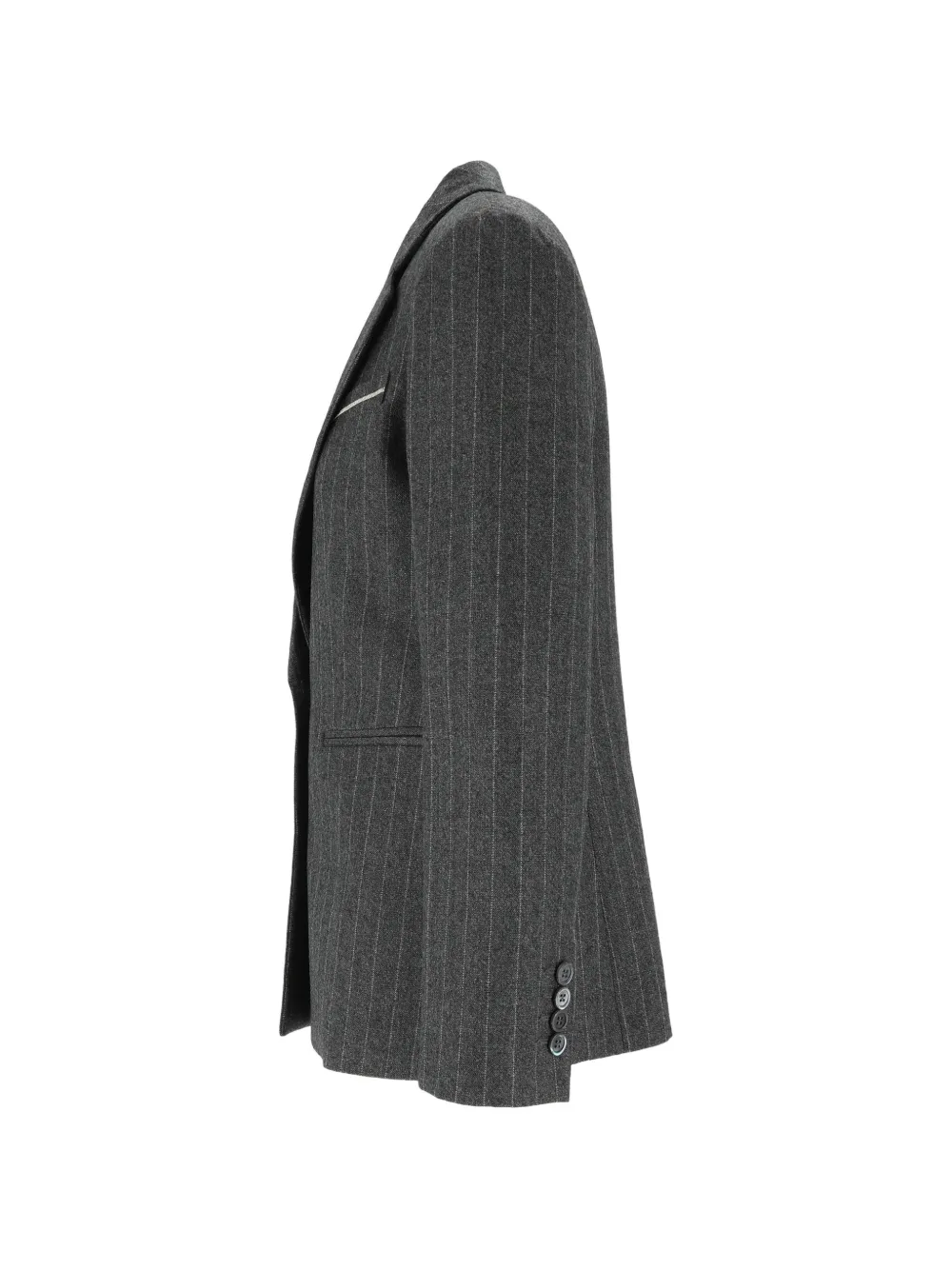 Peserico Blazer met krijtstreep Grijs