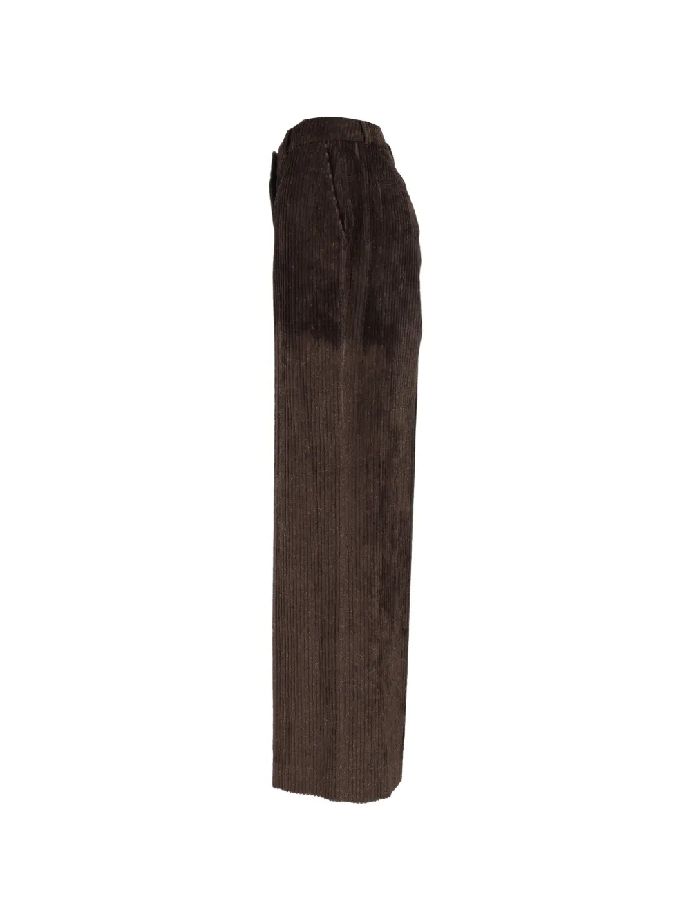 Peserico corduroy-effect wide-leg trousers Bruin