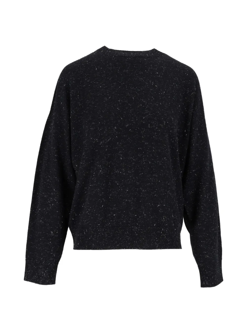 Peserico flecked-knit sweater - Nero