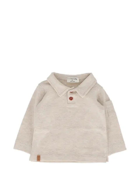 1 + IN THE FAMILY long-sleeve polo shirt