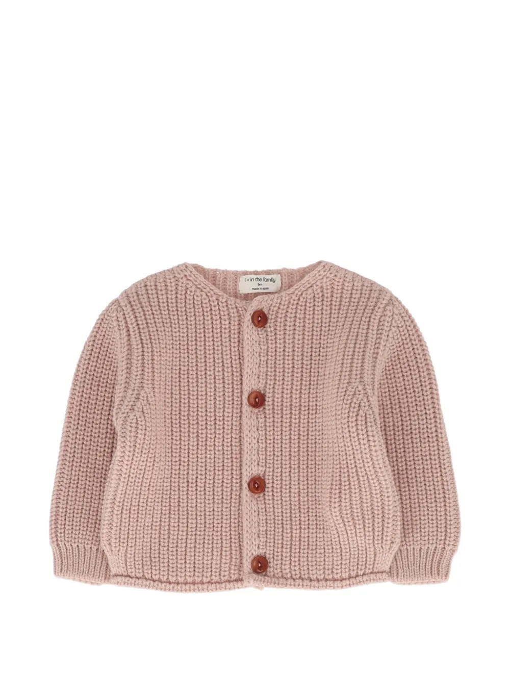 1 + IN THE FAMILY Cardigan Antibes con bottoni - Rosa