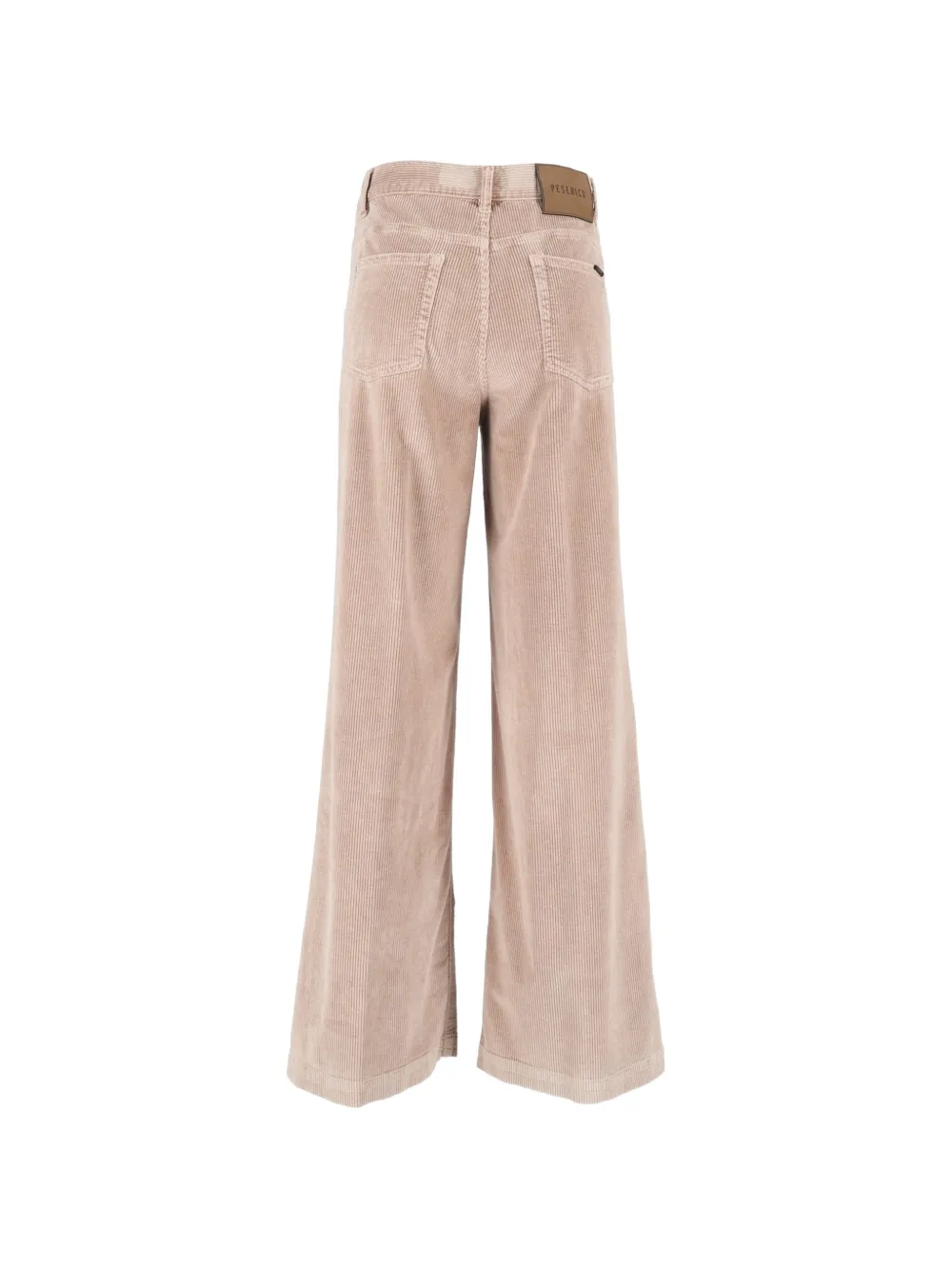 Peserico corduroy wide-leg trousers Beige