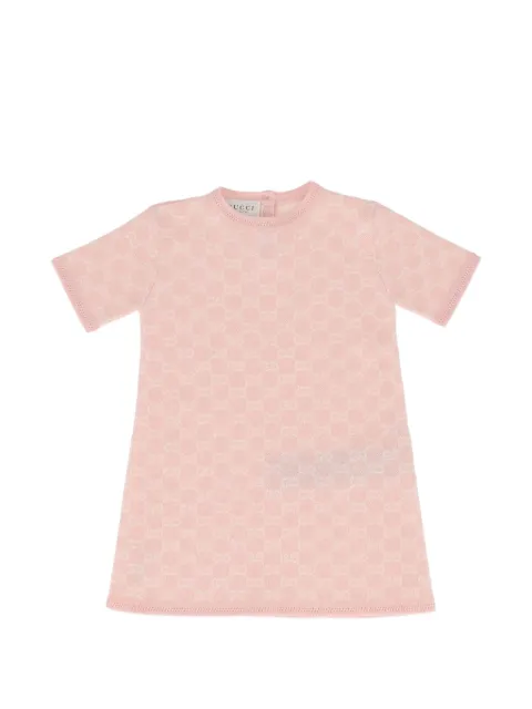 Gucci Kids strikket kjole i GG-jacquard