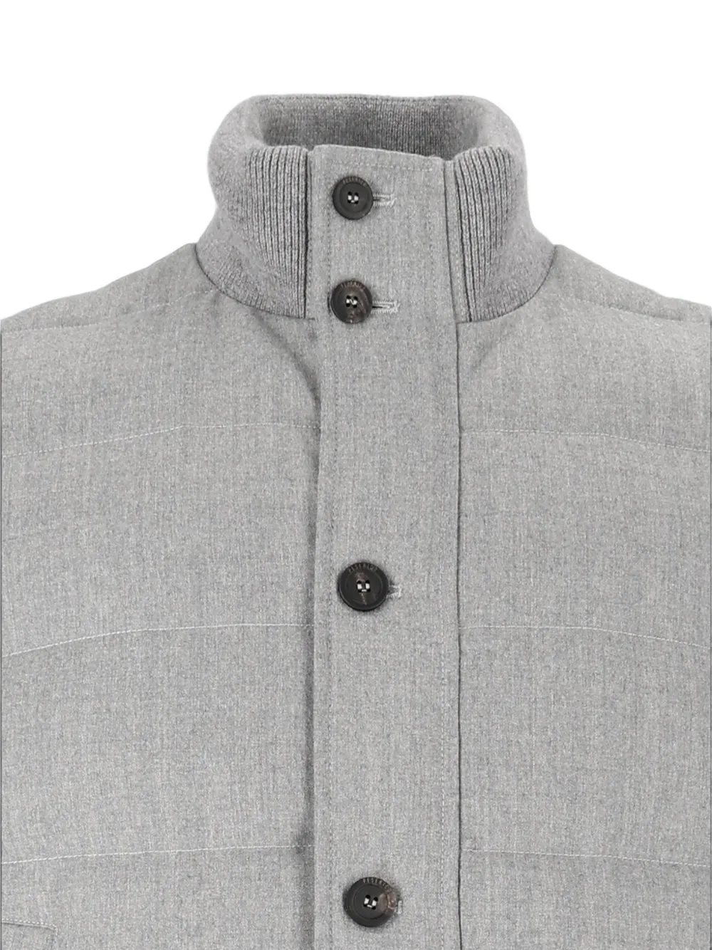 Peserico Wollen bodywarmer Grijs
