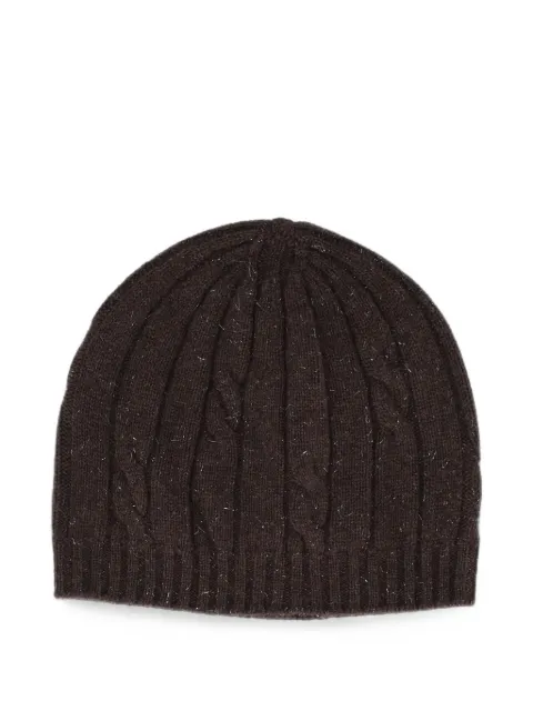 Peserico gorro en tejido de ochos