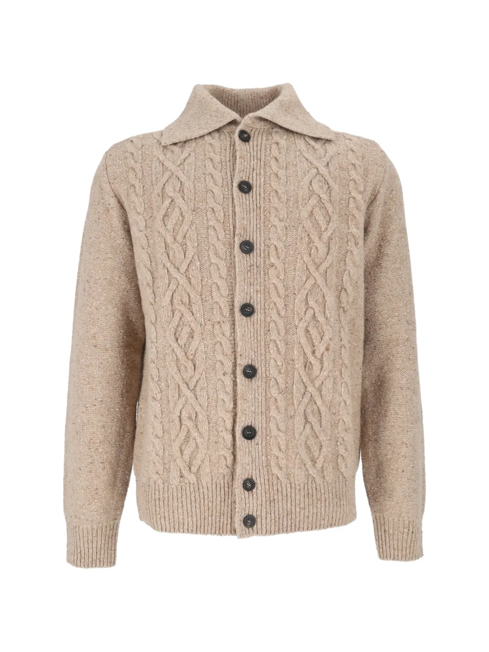 Peserico cable-knit button-up cardigan