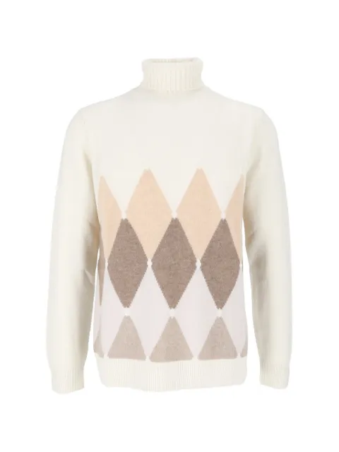 Ballantyne argyle-pattern cashmere sweater