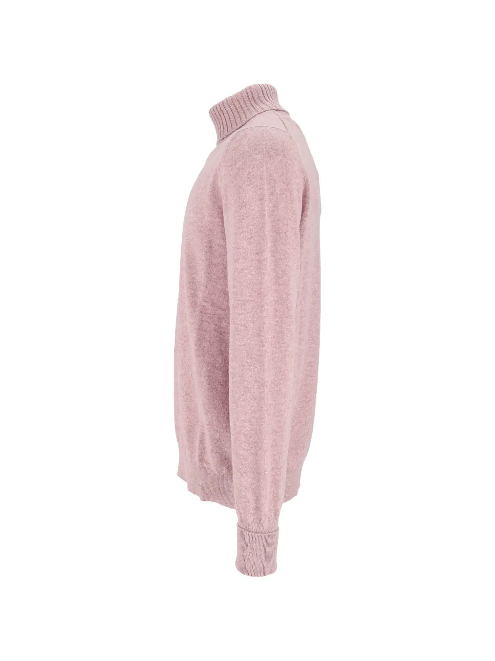 Ballantyne roll-neck cashmere sweater Roze