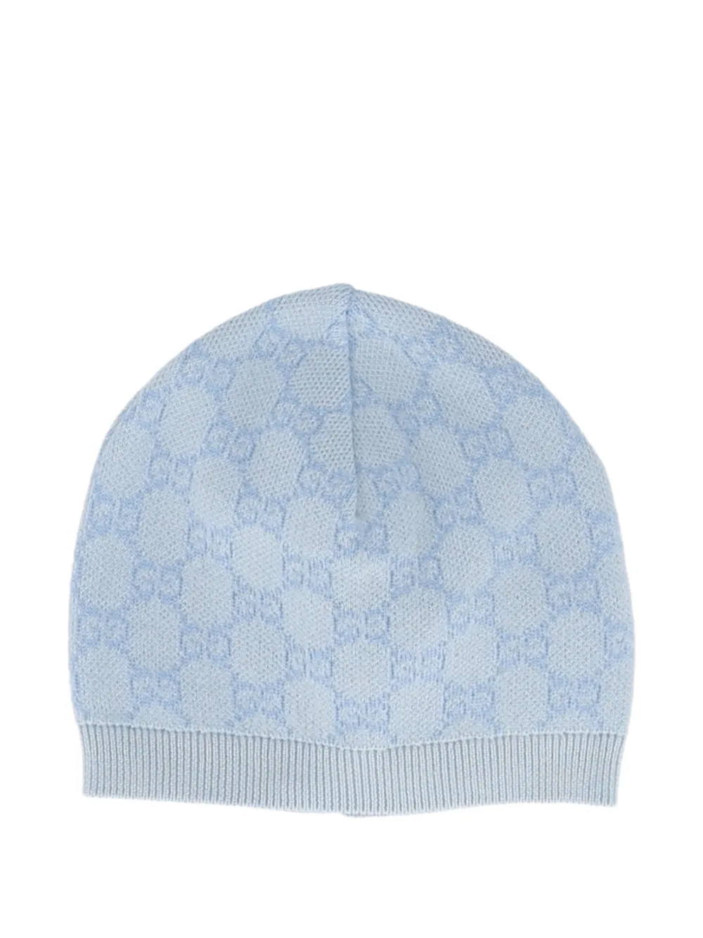 Gucci Kids Beanie mit GG - Blau