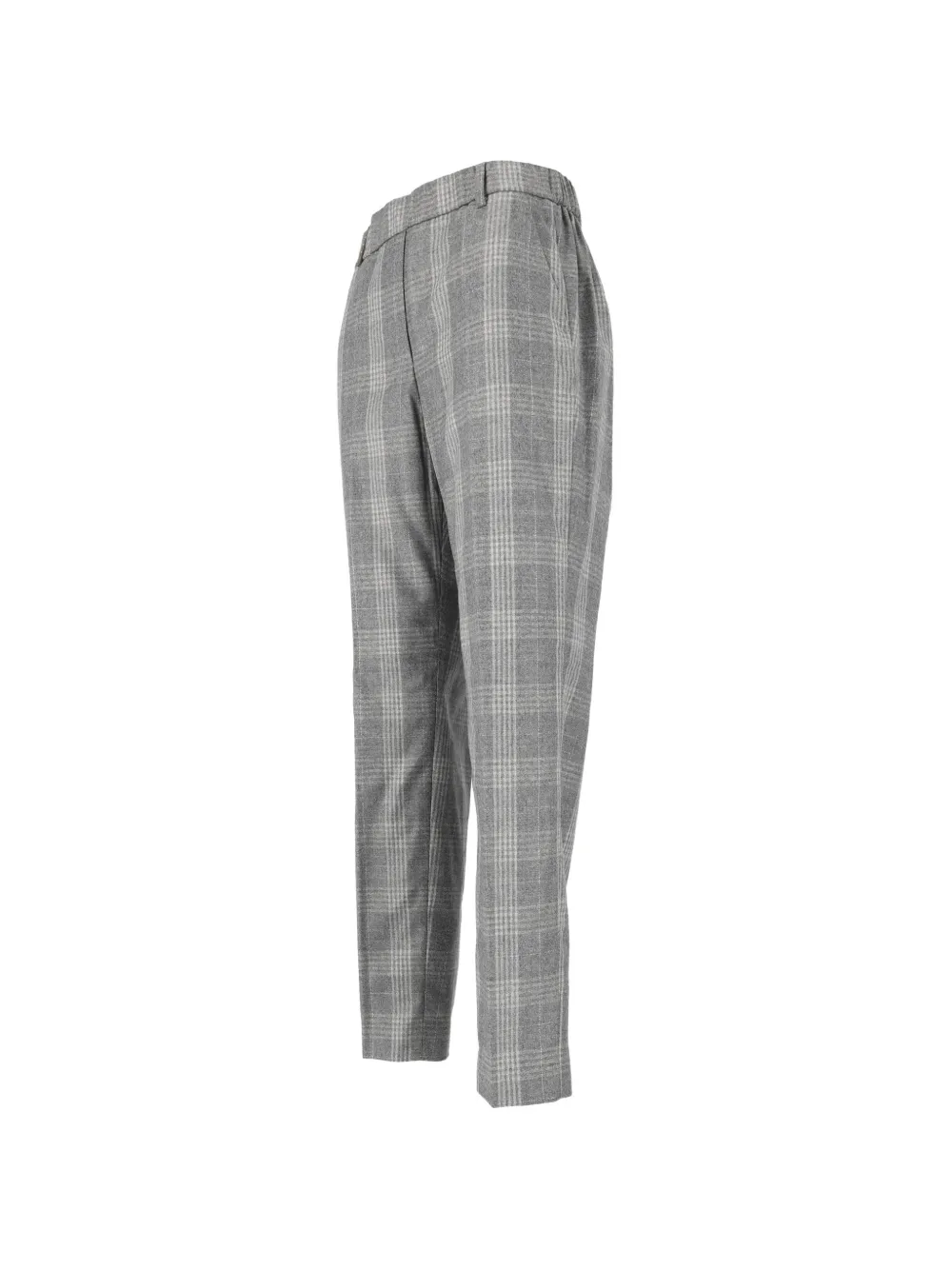 Peserico Geruite broek Grijs