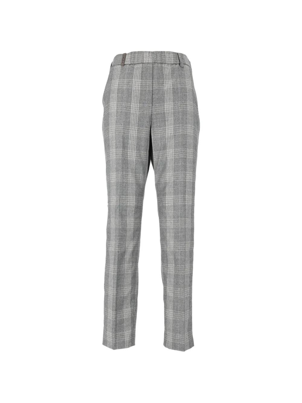 Peserico Geruite broek Grijs