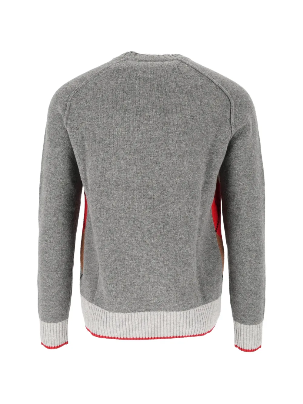Ballantyne Trui met argyle intarsia Grijs