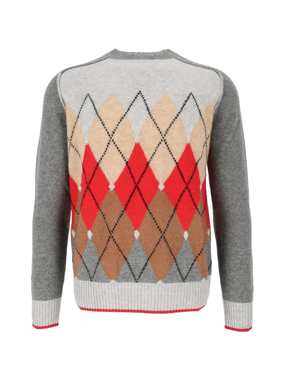 Ballantyne argyle-intarsia sweater