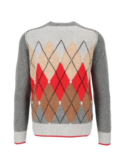 Ballantyne argyle-intarsia sweater