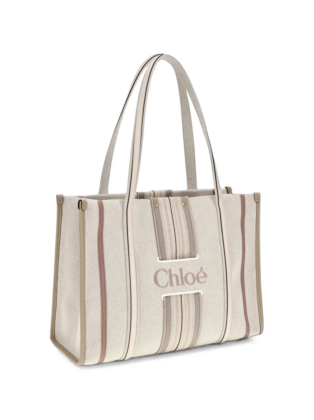 Chloé Woody Loop shopper Beige
