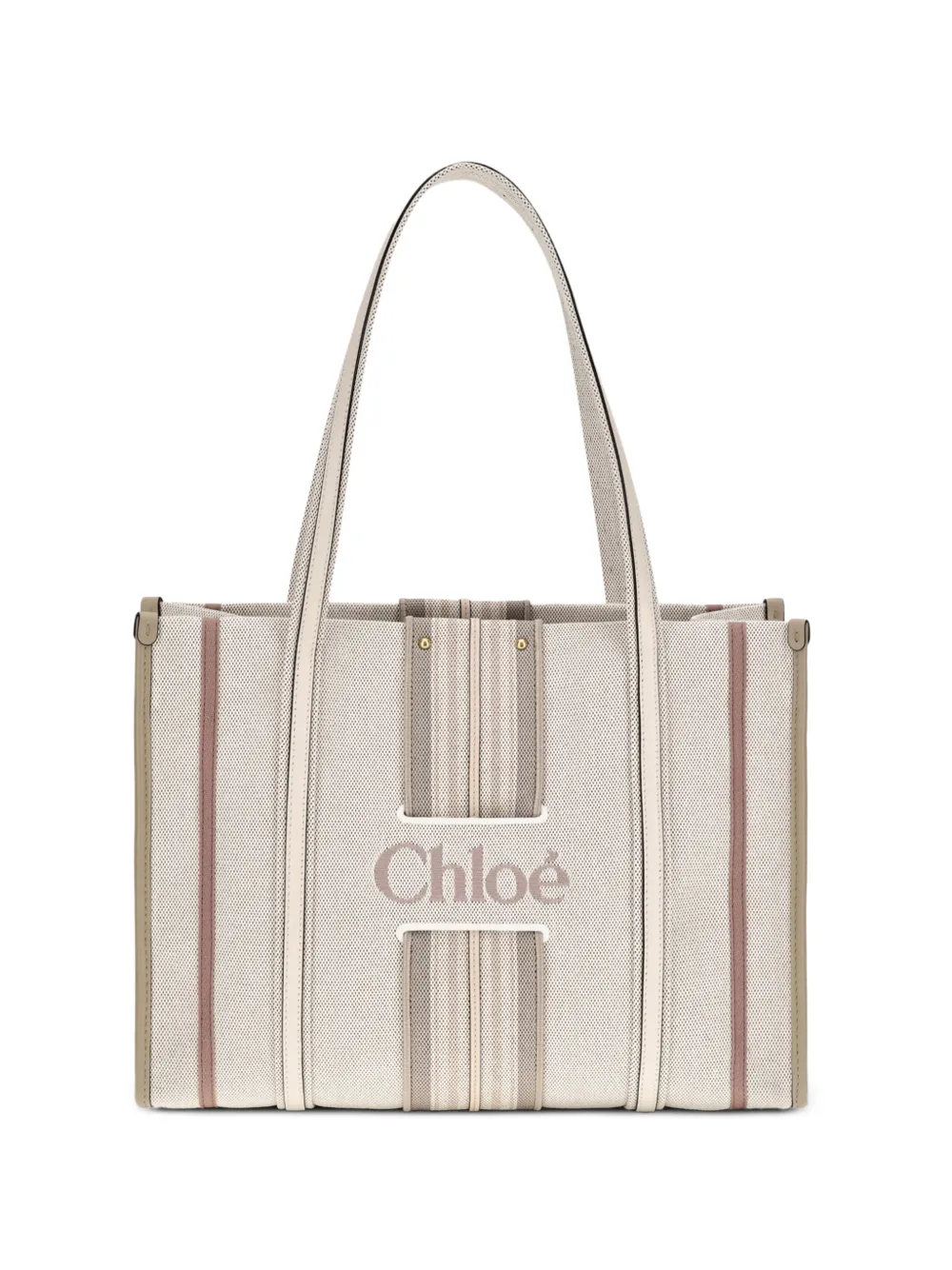 Chloé Woody Loop tote bag - Toni neutri