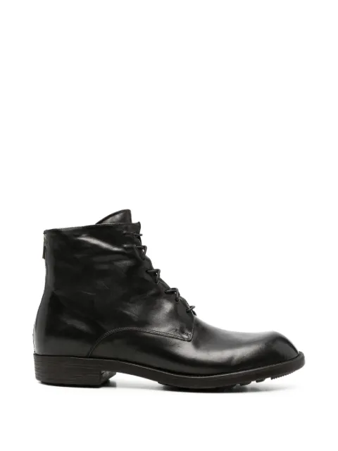 Officine Creative Diary lace-up leather ankle boots