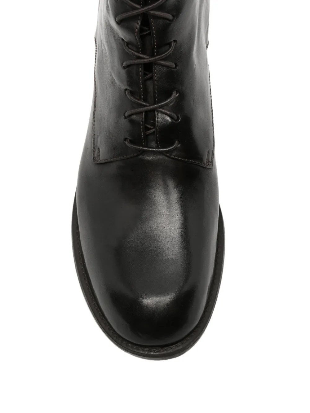 Officine Creative Diary lace-up leather ankle boots Bruin