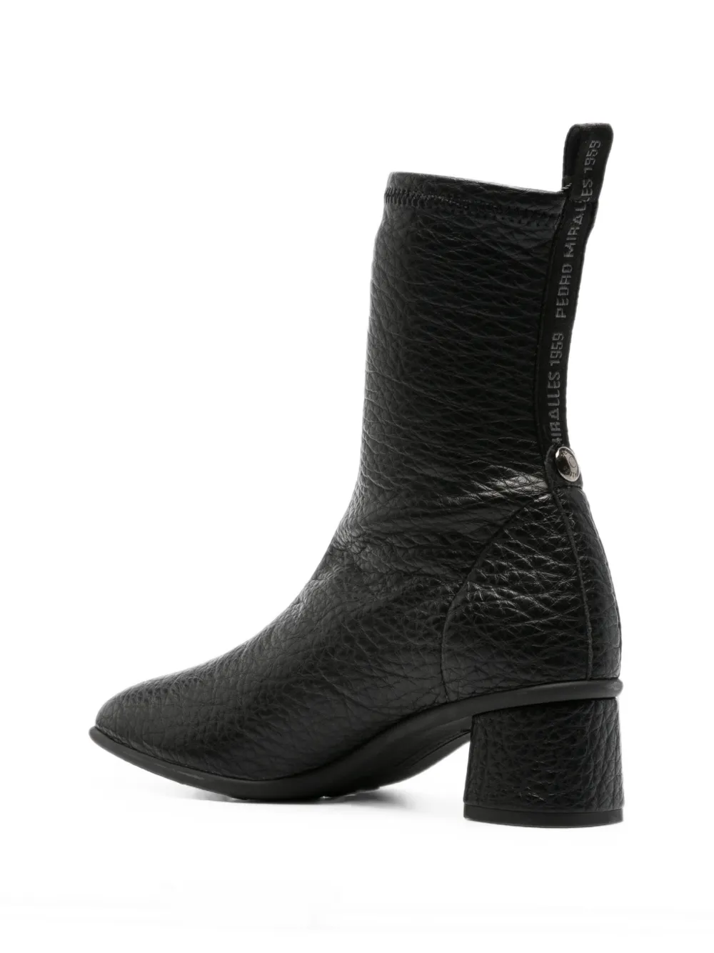 Pedro Miralles block heel ankle boots Zwart