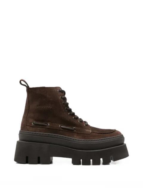 Copenhagen botines de ante con plataforma