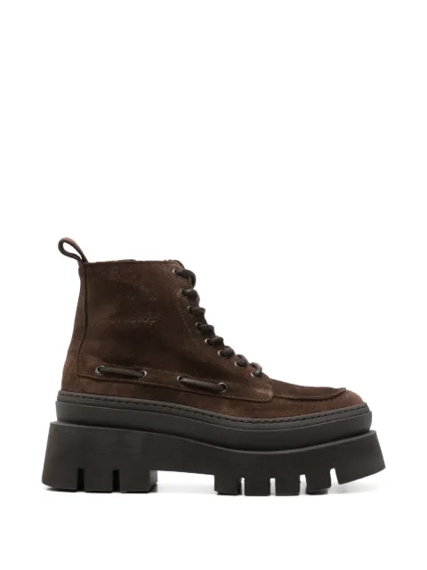 Copenhagen botines de ante con plataforma