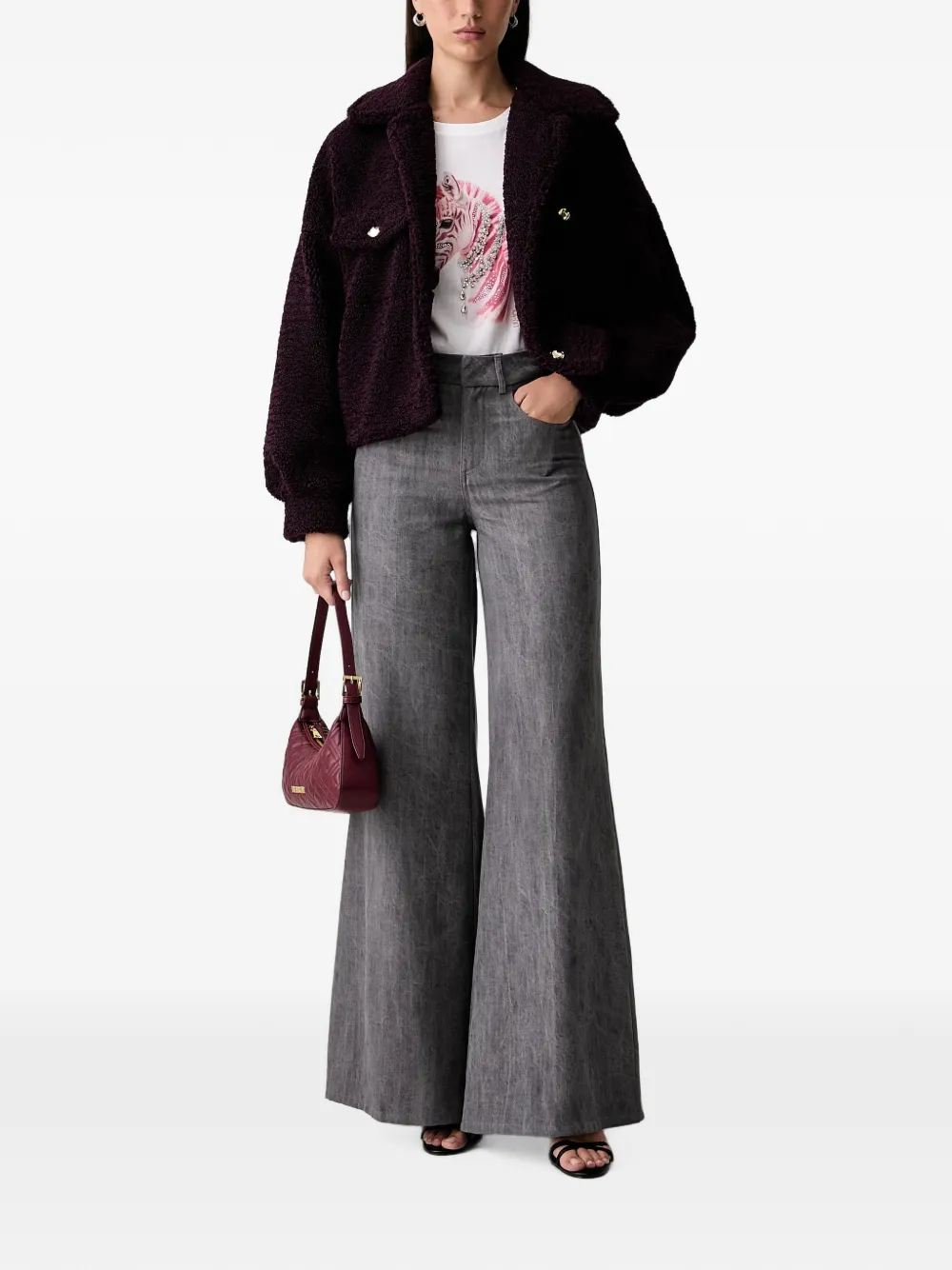 LIU JO T-shirt met print Wit