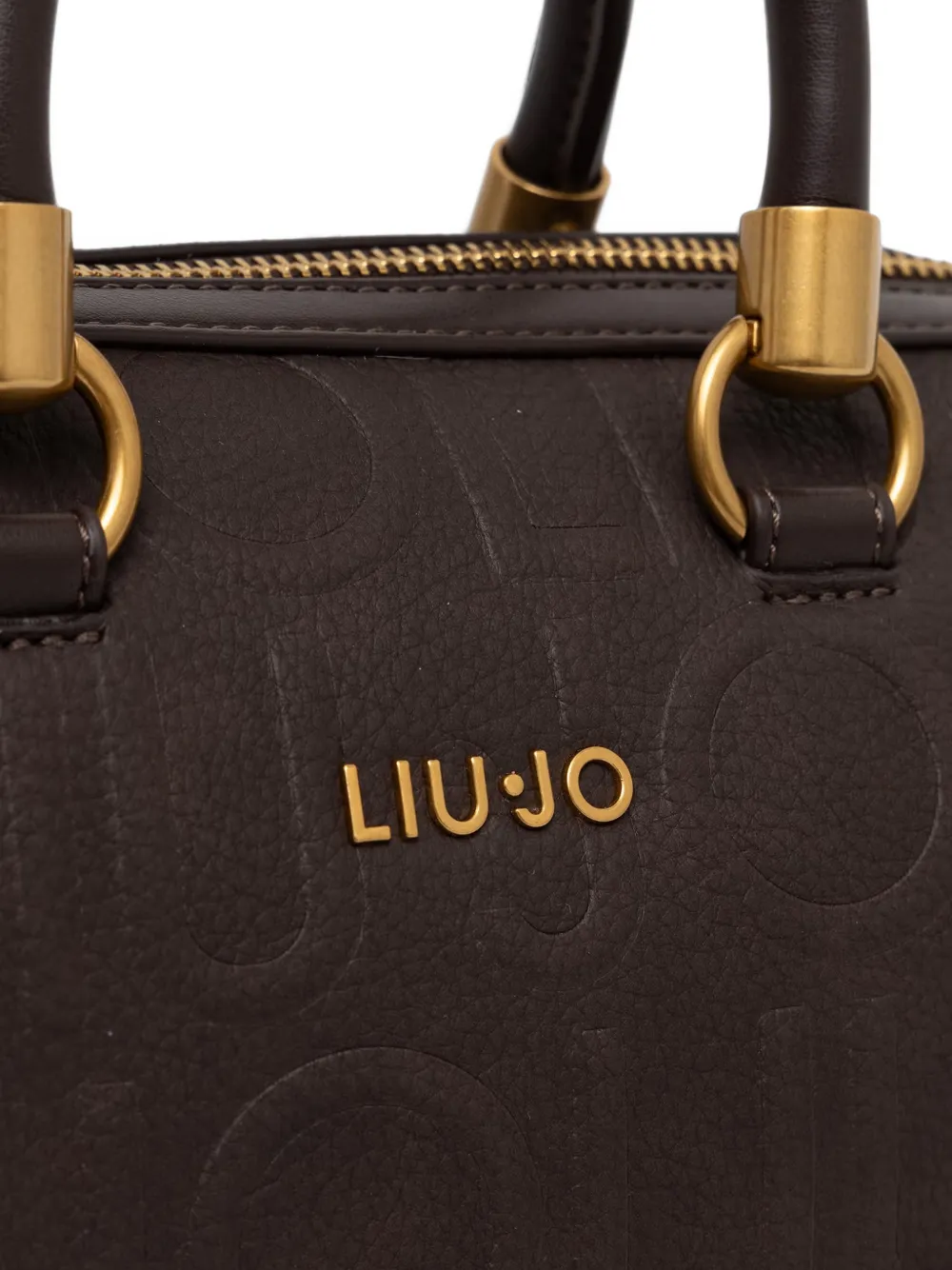 LIU JO Kleine handtas met logo Bruin