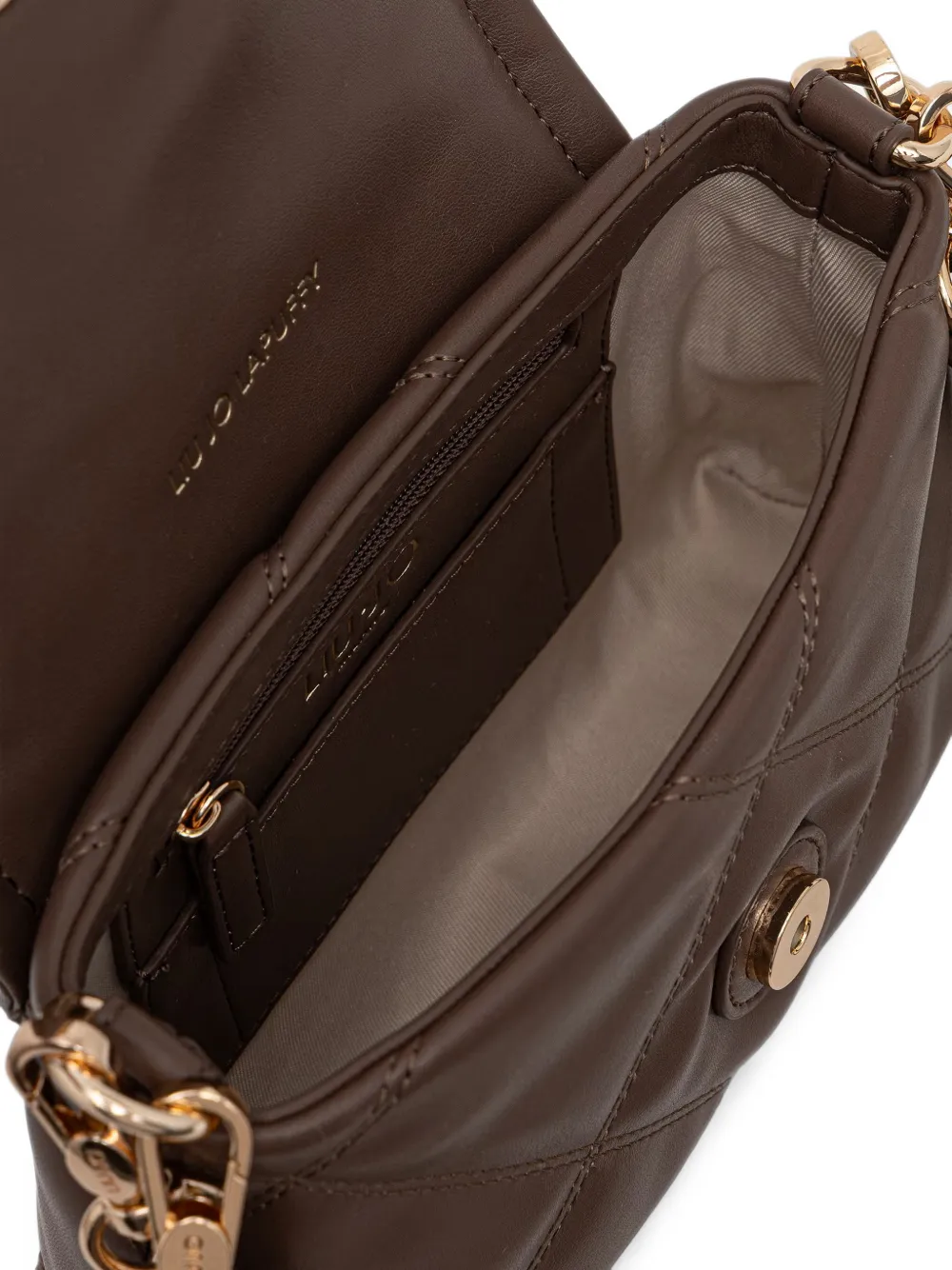 LIU JO LaPuffy kleine tas Bruin