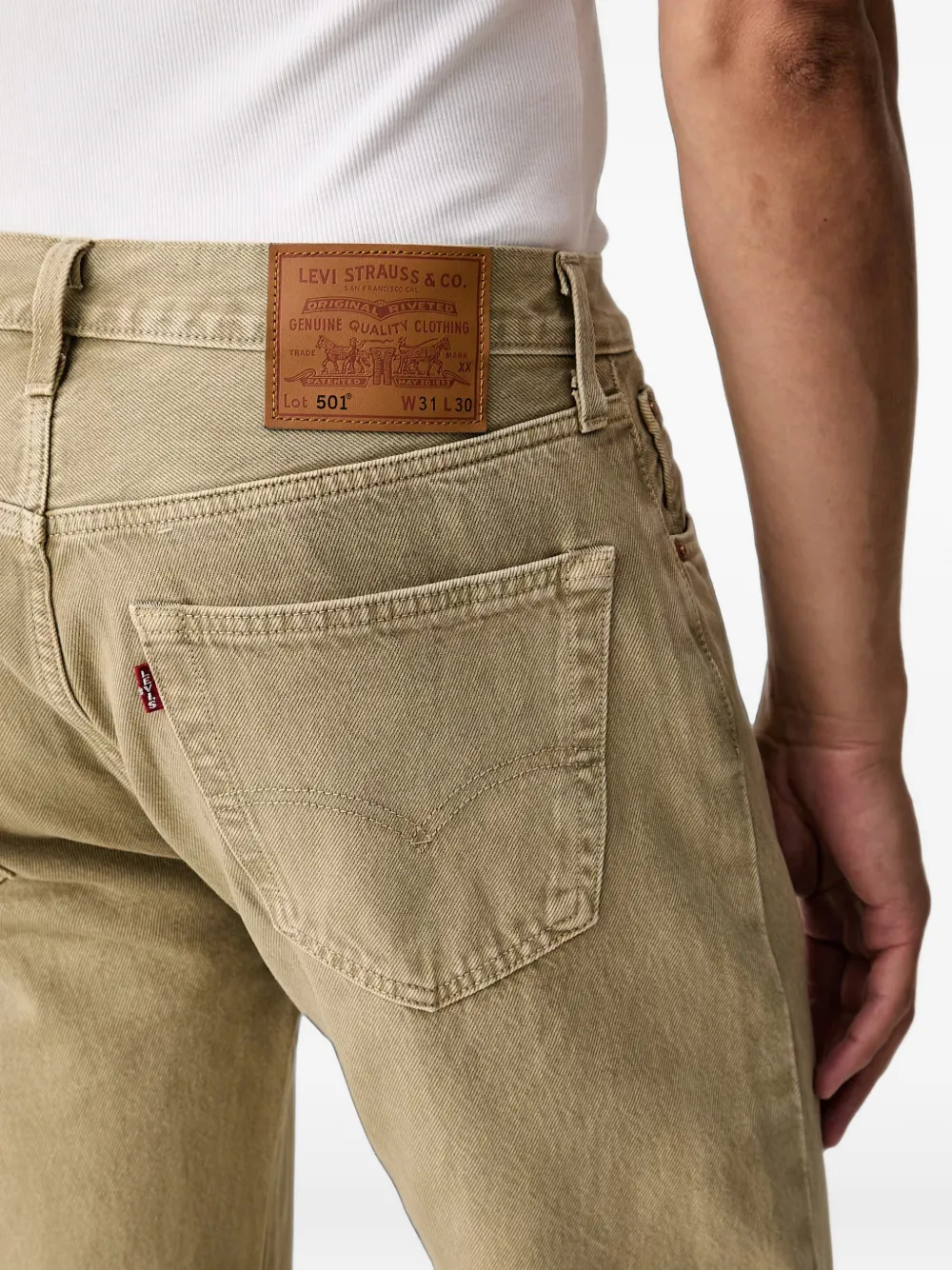 Levi's 501 regular jeans Beige