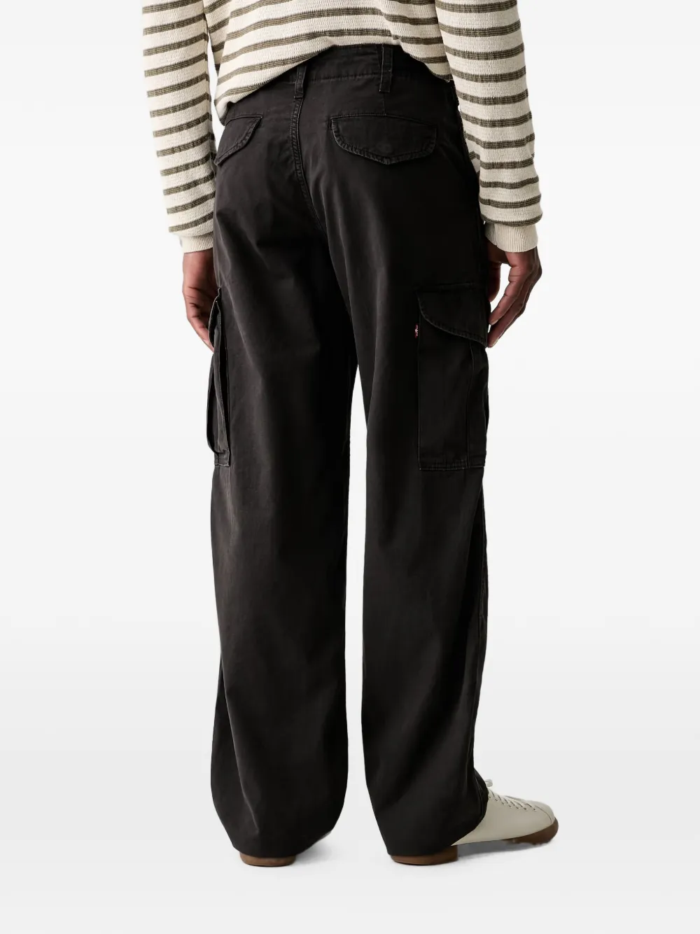 Levi's straight-leg cargo pants Zwart