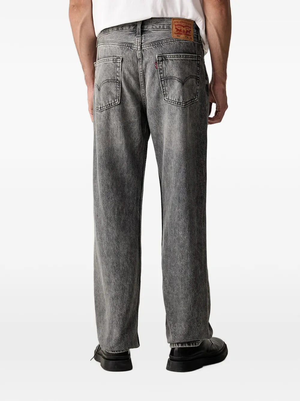 Levi's 565™ loose straight acid-wash jeans Grijs