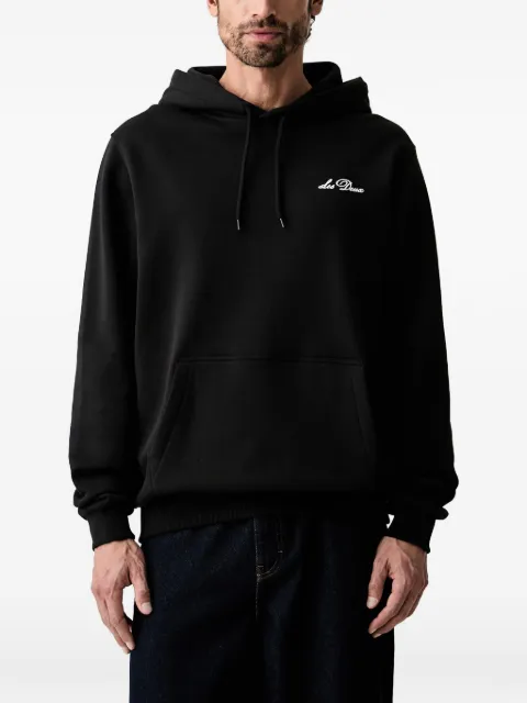 Les Deux logo-embroidered drawstring hoodie