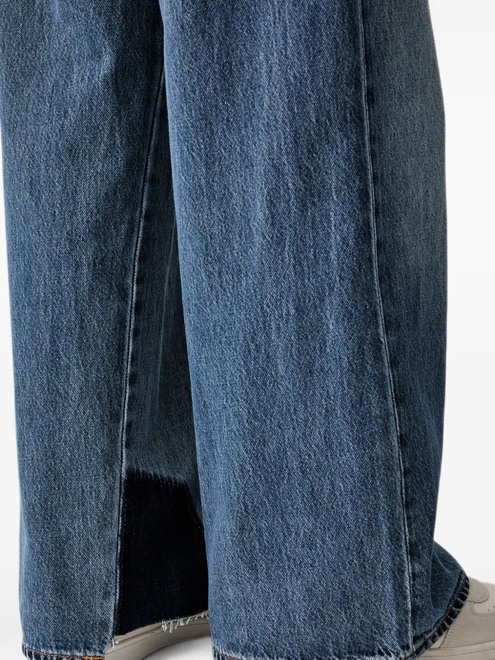 Levi's Baggy panelled wide-leg jeans Blauw