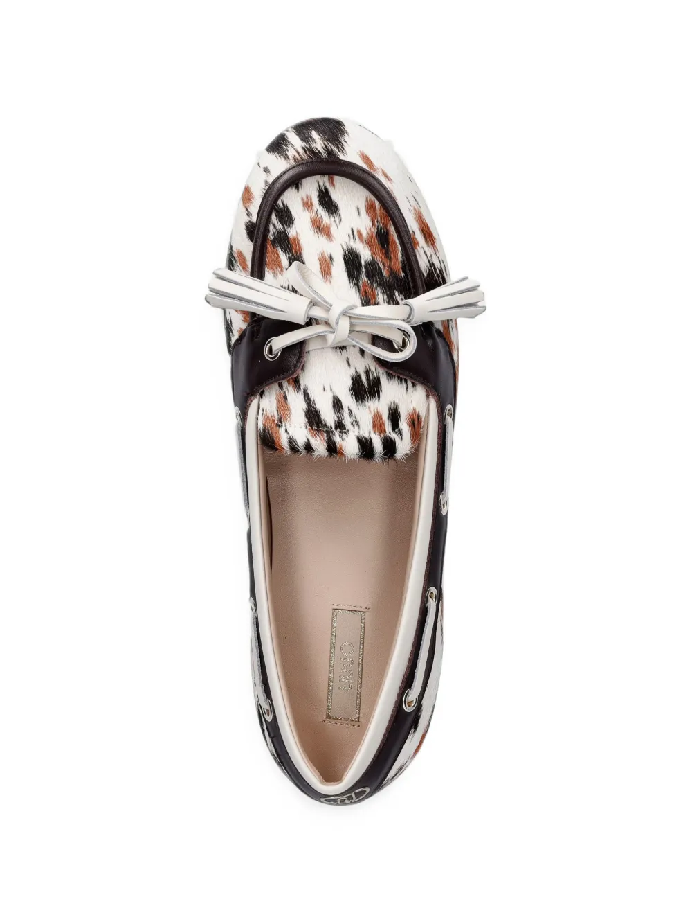 LIU JO Loafers met ponyhaar Wit