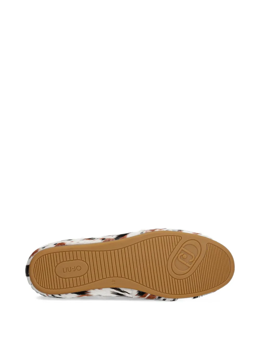 LIU JO Loafers met ponyhaar Wit