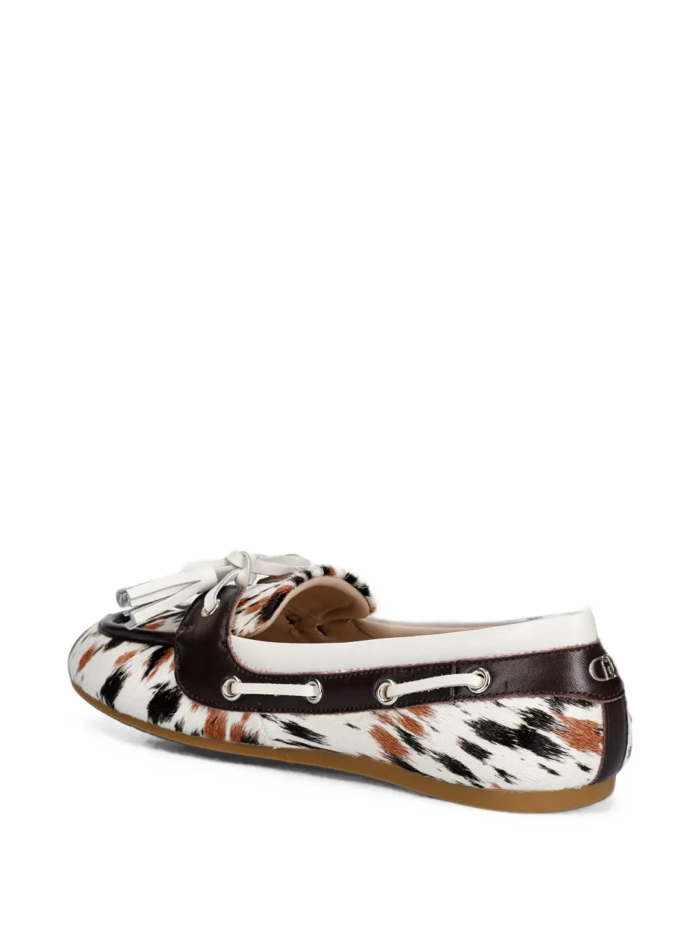 LIU JO Loafers met ponyhaar Wit