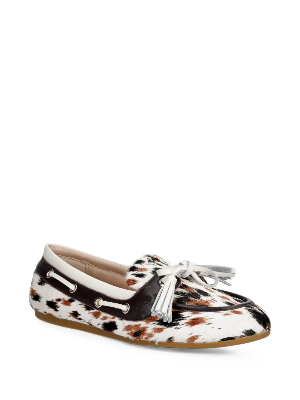 LIU JO Loafers met ponyhaar Wit