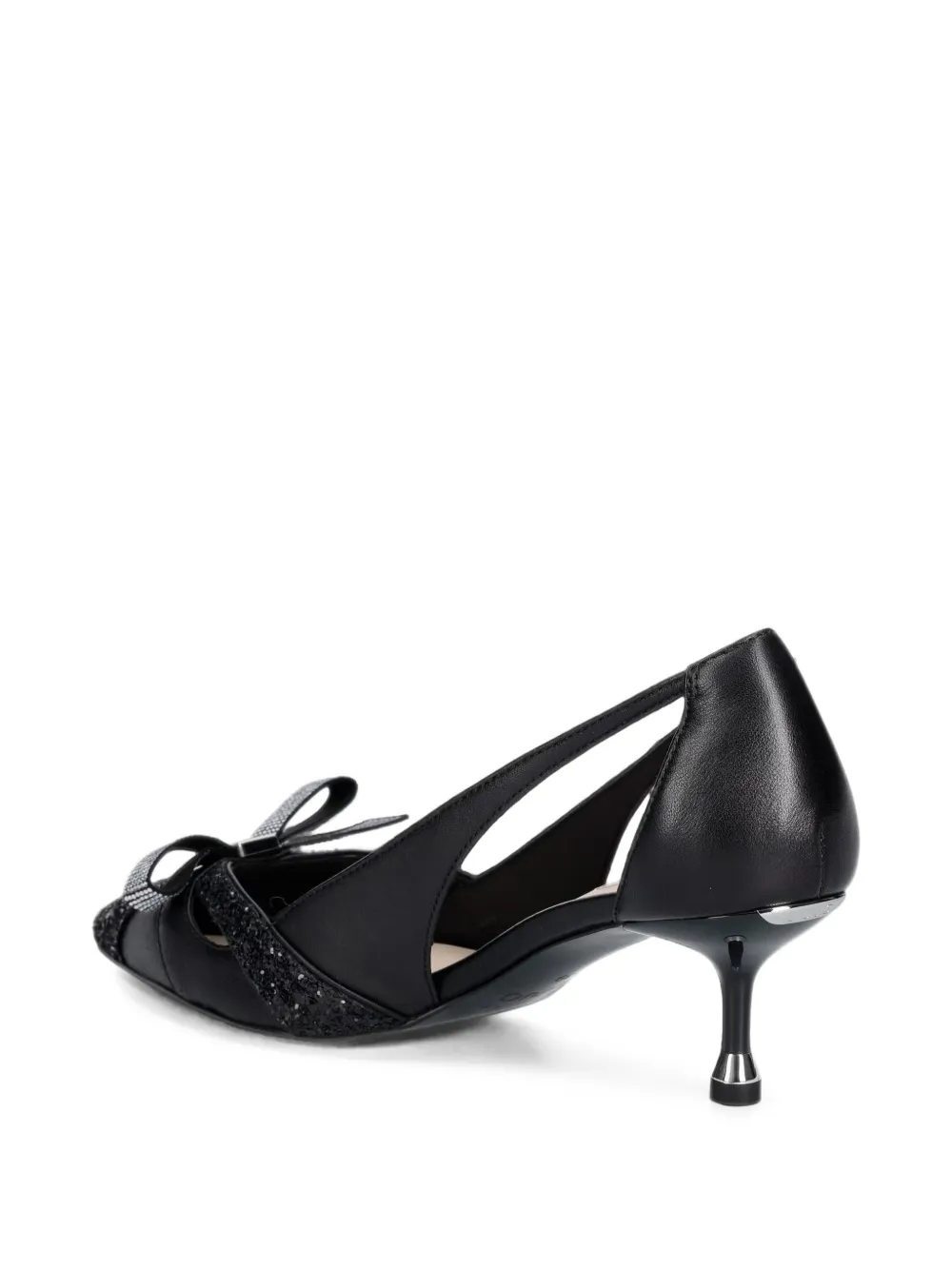 LIU JO Pumps met uitgesneden details en glitters Zwart
