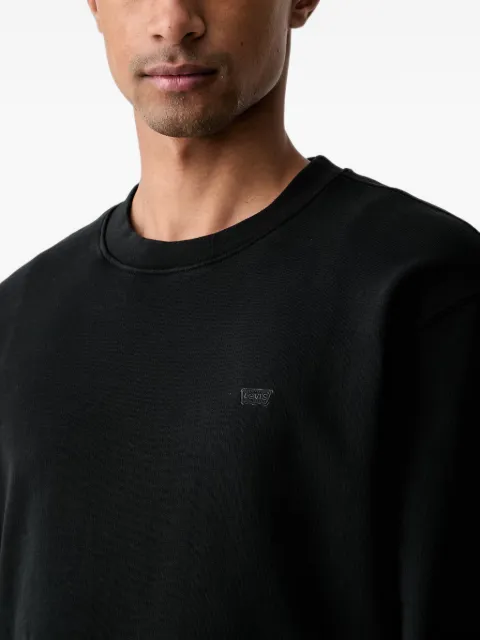 Levi's logo-patch crew-neck sweater