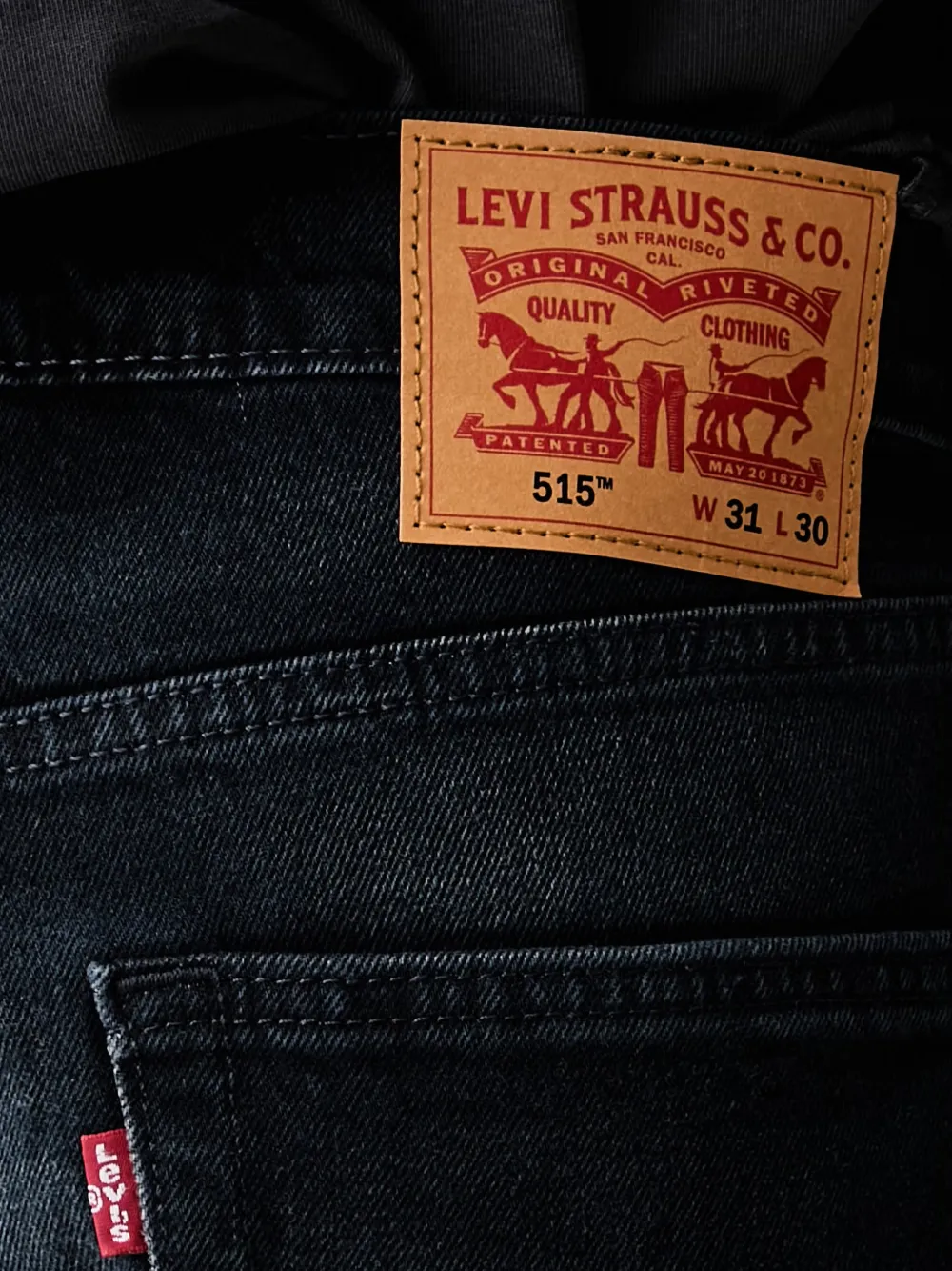 Levi's 515 logo-patch jeans Blauw