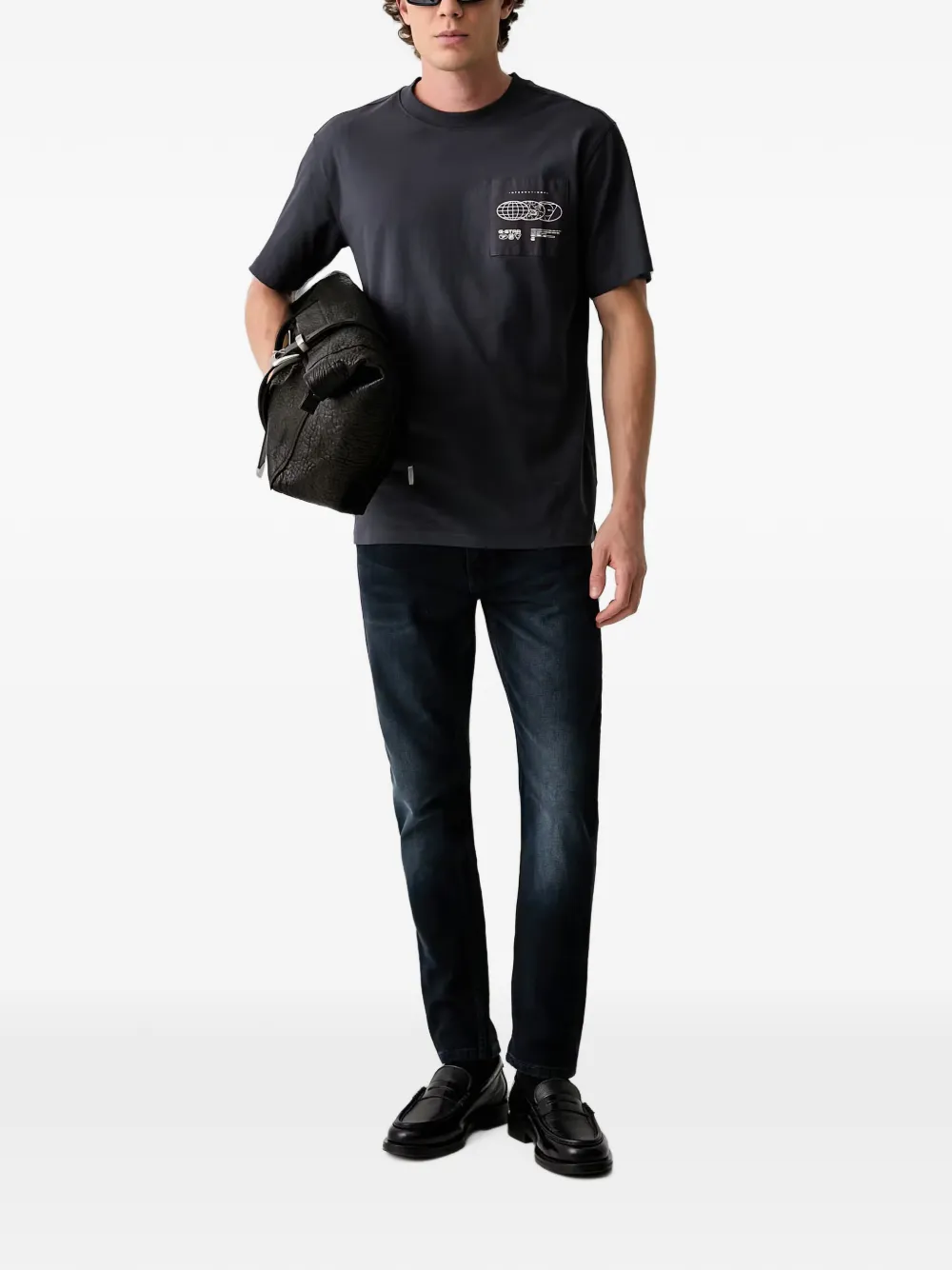 Levi's 515 logo-patch jeans Blauw