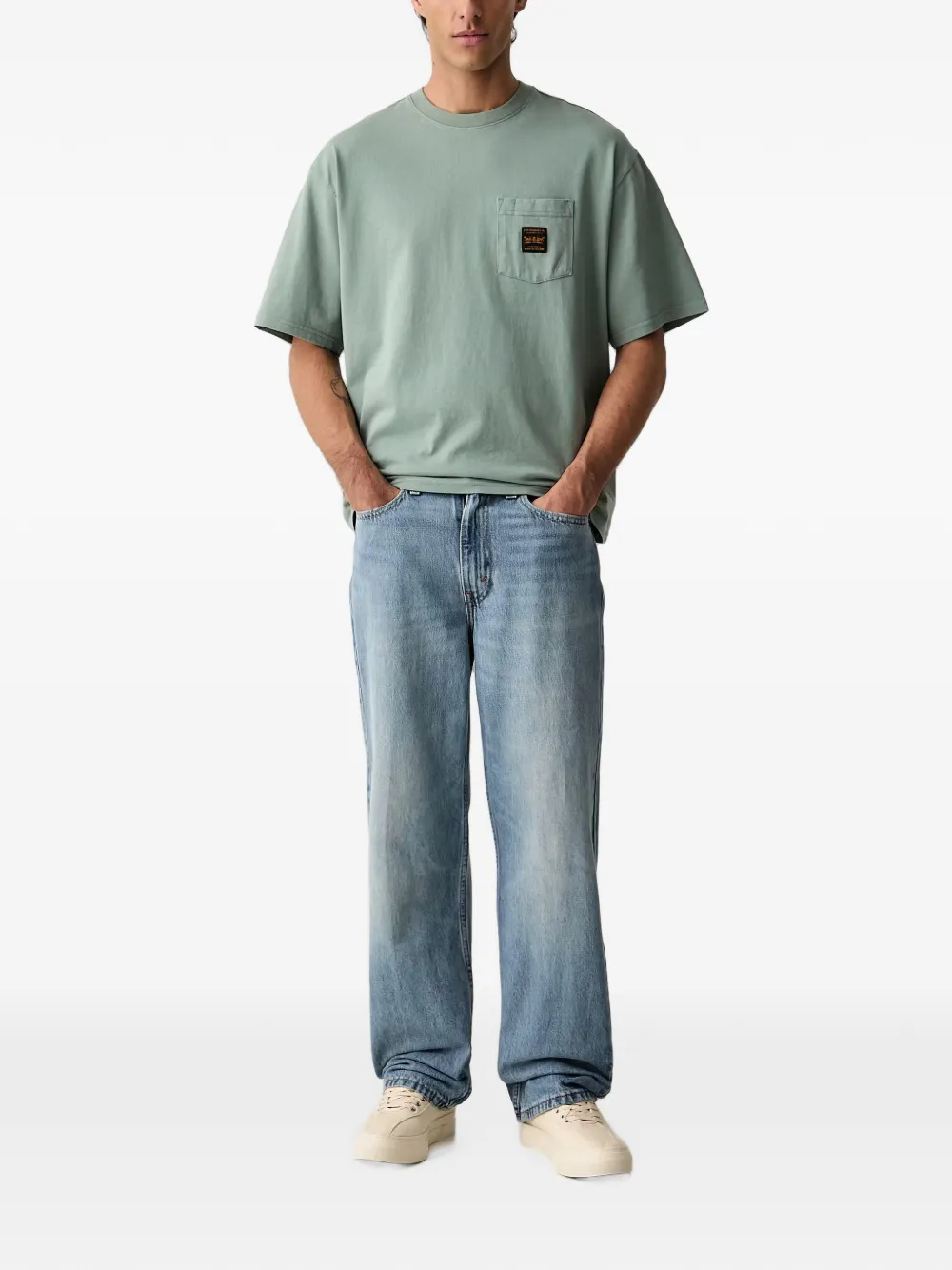 Levi's 565 loose-fit jeans Blauw